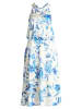 Vera Mont Kleid in Creme/ Hellblau