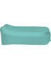 Happy People Opblaassofa "Lounger to go" turquoise - (L)240 x (B)70 cm
