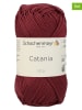 Schachenmayr since 1822 Przędza bawełniana (10 szt.) "Catania" w kolorze czerwonym - 10 x 50 g