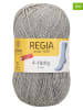 Regia 10er-Set: Woll-Mixgarne ''4fach Uni'' in Grau - 10 x 50 g