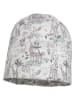 MaxiMo Dwustronna czapka beanie w kolorze błękitno-biało-granatowym