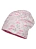 MaxiMo Dwustronna czapka beanie w kolorze jasnoróżowo-różowym