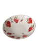 Boltze Obstschale "Strawberry" in Rot/ Weiß - Ø 34 cm