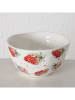 Boltze 2er-Set: Müslischalen "Strawberry" in Rot/ Grün - Ø 15 cm