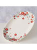 Boltze Servierplatte in Weiß/ Rot - (B)18 cm