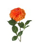 Boltze Dekozweig ''Dahlie'' in Grün/ Orange - (L)95 cm