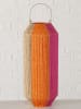 Boltze Windlicht "Mikaela" in Beige/ Pink/ Orange - (H)50 cm