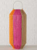 Boltze Windlicht "Mikaela" in Beige/ Pink/ Orange - (H)60 cm