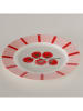 Boltze Speiseteller ''Tomate'' in Weiß/ Rosa/ Rot - Ø 27,4 cm