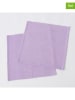 Boltze 2er-Set: Servietten "Lenea" in Lila - (L)40 x (B)40 cm