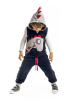 Denokids 2tlg. Outfit "Dino" in Dunkelblau/ Grau