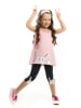 Denokids 2tlg. Outfit "Hello" in Rosa/ Dunkelblau