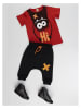 Denokids 2tlg. Outfit in Rot/ Schwarz