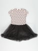 Denokids Sukienka "Black Swan" w kolorze czarno-jasnoróżowym