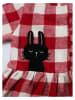Denokids Kleid "Bunny" in Rot/ Weiß