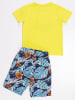Denokids 2tlg. Outfit "Hawaian Pirate" in Gelb/ Blau