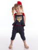 Denokids Jumpsuit "Cat" donkerblauw