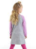 Denokids Kleid "Fox Unicorn" in Grau/ Flieder