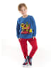 Denokids 2tlg. Outfit "Monsters Tour" in Blau/ Rot