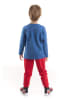 Denokids 2tlg. Outfit "Monsters Tour" in Blau/ Rot