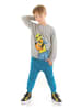 Denokids 2-delige outfit "Urban Dog" grijs/blauw