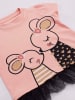 Denokids 2-delige outfit "Cute Mice" lichtroze/zwart