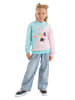 Denokids Bluza "Unicorn Bunny" w kolorze turkusowo-jasnoróżowym