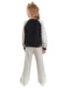 Denokids 2tlg. Outfit "Twin Gazelle" in Grau/ Dunkelblau