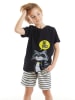 Denokids 2tlg. Outfit "Raccoon" in Schwarz/ Weiß