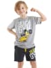Denokids 2tlg. Outfit "Beach Gym" in Grau/ Anthrazit