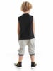 Denokids 2tlg. Outfit "Shark Attack" in Schwarz/ Grau