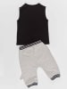 Denokids 2tlg. Outfit "Shark Attack" in Schwarz/ Grau