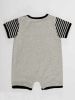 Denokids Overall "Racoon" in Grau
