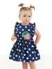 Denokids Kleid "Dotted Strawberry" in Dunkelblau