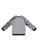 Denokids Bluza "Plush Leopard" w kolorze szarym