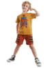 Denokids 2-delige outfit "Super Tiger" oranje