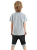 Denokids 2tlg. Outfit "Brave Boy" in Schwarz/ Grau