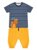 Denokids 2-delige outfit "Sailor Dino" donkerblauw/geel