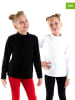 Denokids 2-delige set: longsleeves wit/zwart