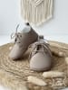 Denokids Leren loopleerschoenen beige