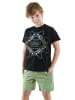 Denokids 2-delige outfit zwart/groen