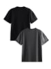 Denokids 2er-Set: Shirts in Anthrazit/ Schwarz