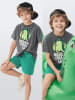 Denokids 2-delige outfit grijs/groen