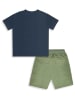 Denokids 2tlg. Outfit in Dunkelblau/ Grün