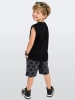 Denokids 2-delige outfit zwart/antraciet