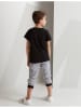 Denokids 2tlg. Outfit in Schwarz/ Grau