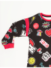Denokids Jurk "Good Vibes" zwart/meerkleurig