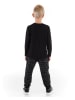 Denokids 2-delige outfit "Skull" zwart/antraciet