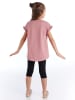 Denokids 2tlg. Outfit "Love Cats" in Rosa/ Schwarz