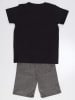 Denokids 2tlg. Outfit in Schwarz/ Grau